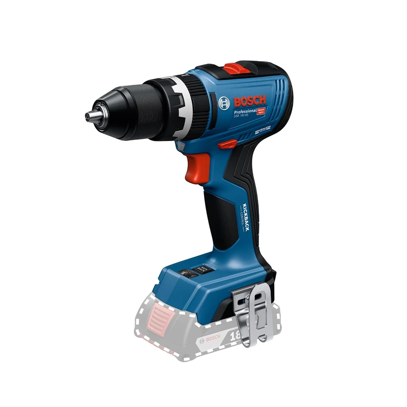 Bosch Professional 18V System Cordless Drill Driver GSB 18V-65 (Brushless Motor, Head Length 175)