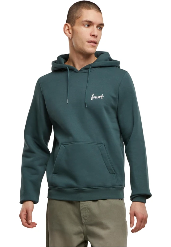 Forvert Men's Heavy Hoodie Ventura Hooded Sweatshirt, Bottle Green, 3XL