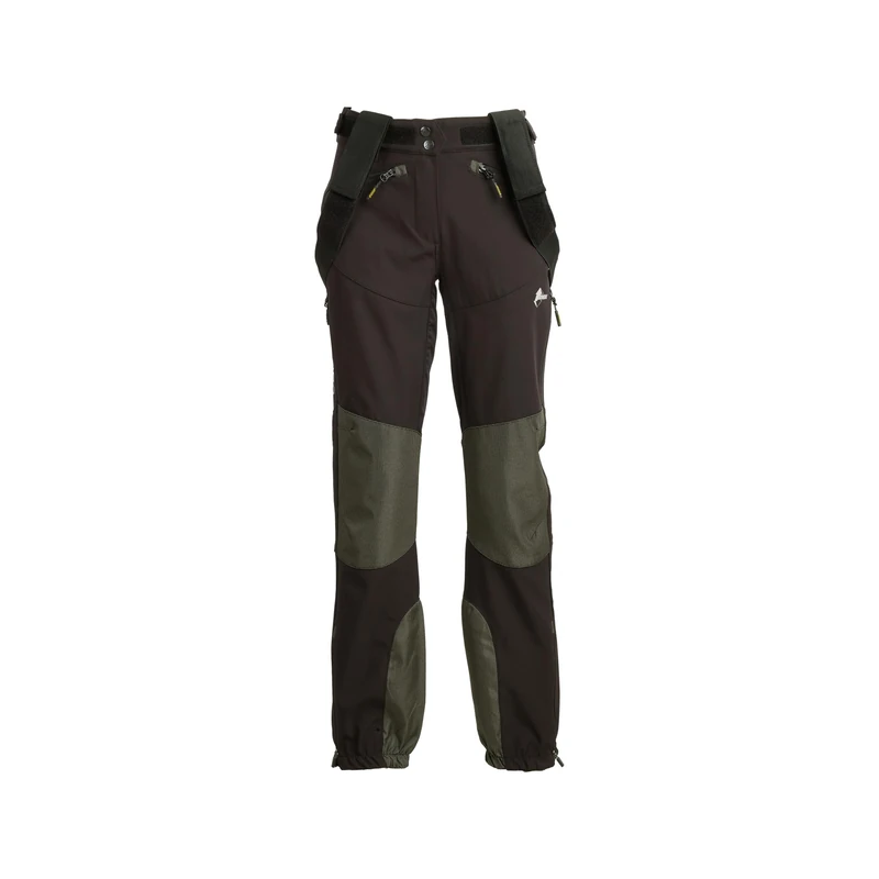 ANDE Womens Brenva Lady Compression Pants, Black/Light Grey, 48 EU