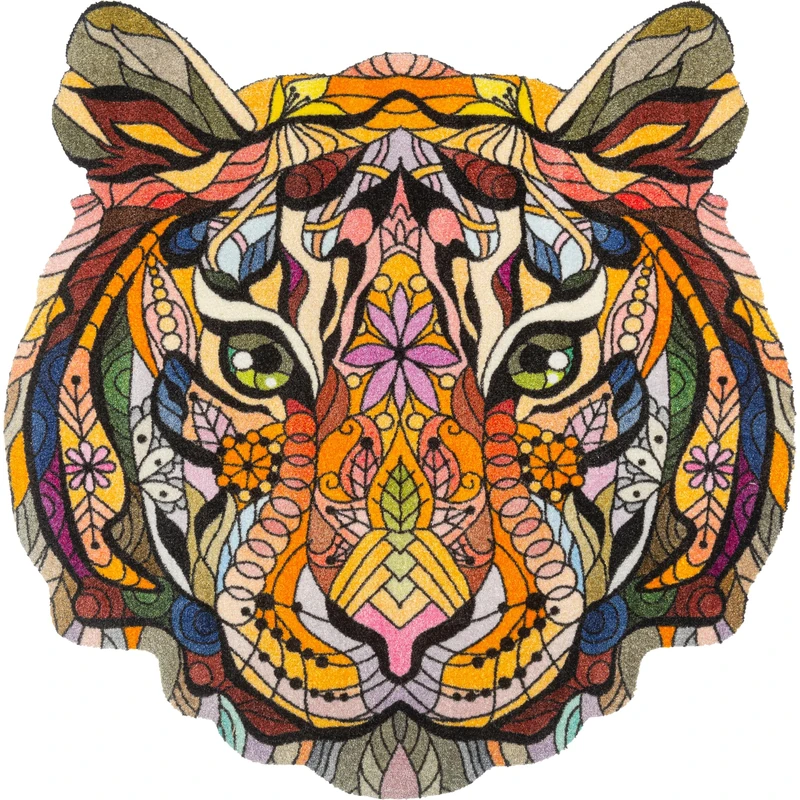 Wash+Dry Door Mat Mystic Wilderness 90 x 90 cm Washable for Indoor and Outdoor Use