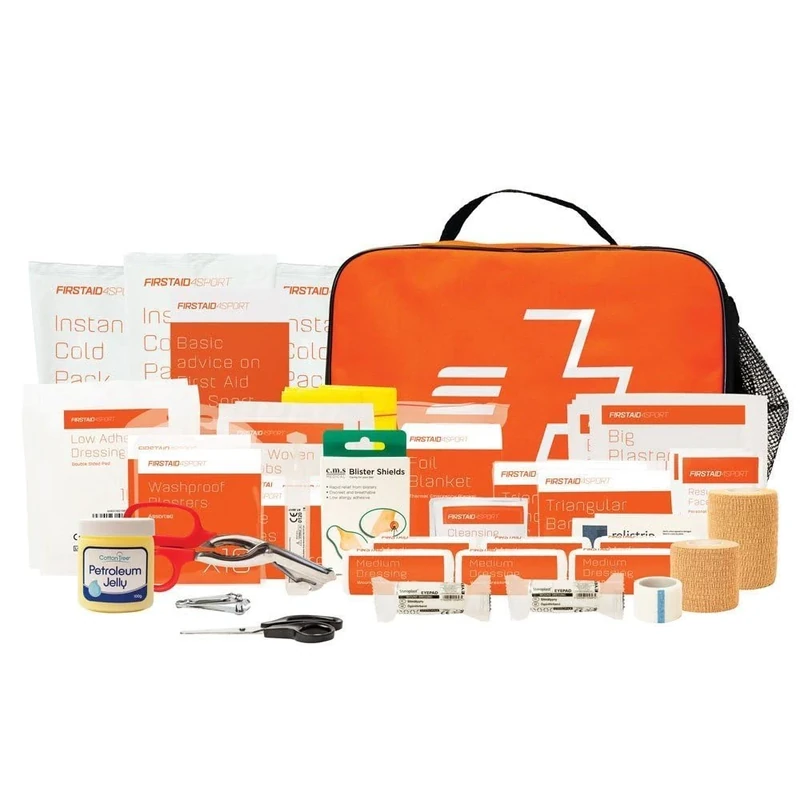 FirstAid4Sport Intermediate Team First Aid Kit - for Sports with Contact Risks
