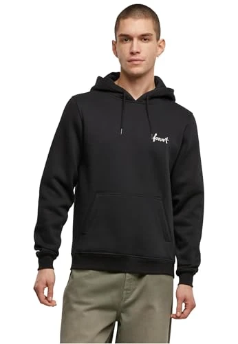 Forvert Men's Heavy Hoodie Ventura Hooded Sweatshirt, Black, M