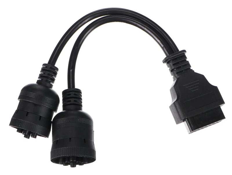 SIXTOL MECHANIC CABLE 8 | OBD-II Adapter | 9-Pin J1939 & 6-Pin J1708 to 16-Pin | Truck Diagnostic Connector