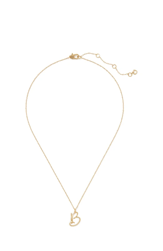 Kate Spade New York ONE IN A MILLION B pendant, Gold