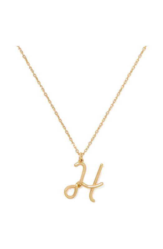 Kate Spade New York ONE IN A MILLION H pendant, Gold - Image 1