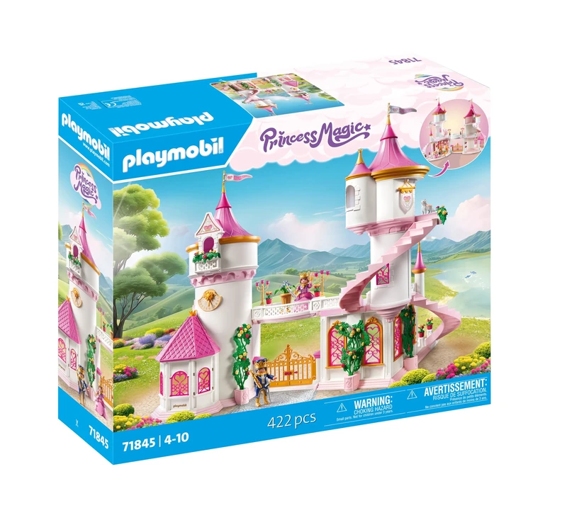 Playmobil | Princess Magic | Princess Castle with Royal Couple | Princess Toy | Castle Playset | Fairy Tale Toy for Kids Aged 4+ | 71845