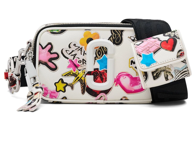 MARC JACOBS 2S5HCR010H02-101 THE SNAPSHOT Bag Women's WHITE MULTI Size ONE SIZE - Image 1