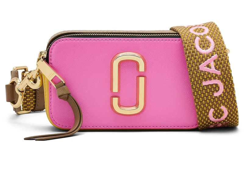 MARC JACOBS 2S3HCR500H03-657 THE SNAPSHOT Bag Women's BOW PINK MULTI Size ONE SIZE