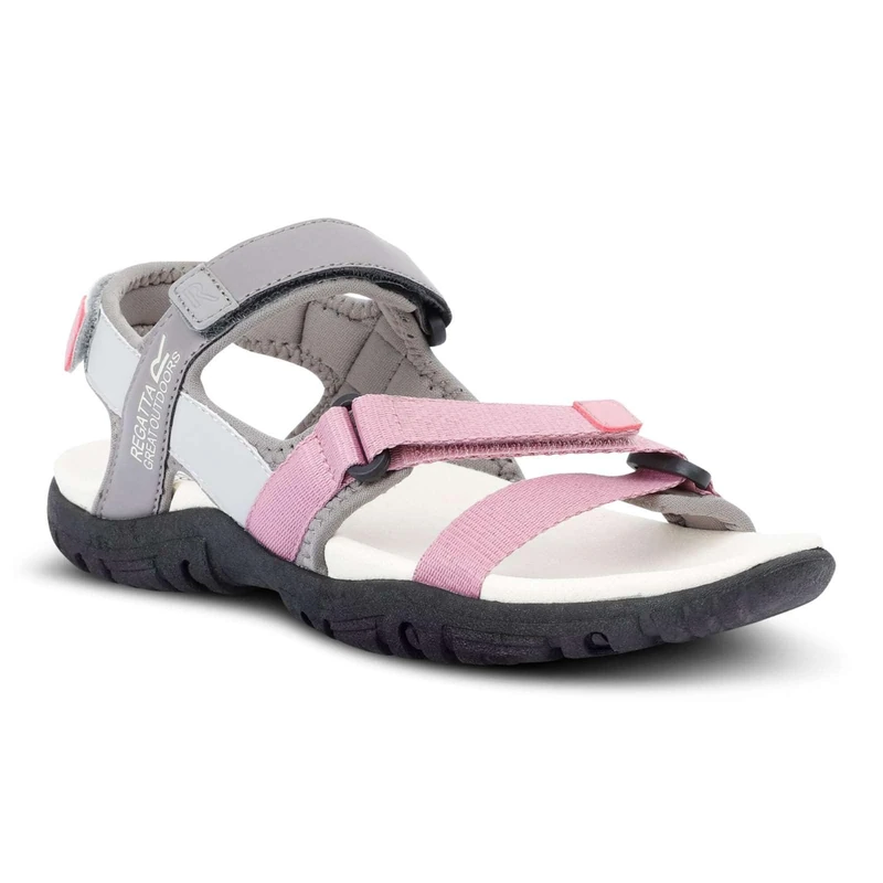 Regatta Womens Santa Clara II Sandals Summer Holiday Beach Footwear Shoes Grey