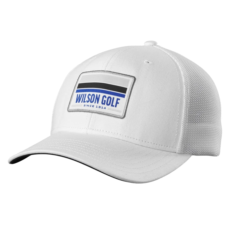 Wilson Mens Golf Snapback Cap, White