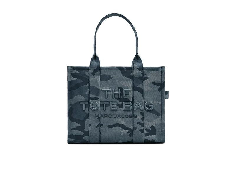 MARC JACOBS Women's The Large Tote Bag, Blue Multi, ONE Size