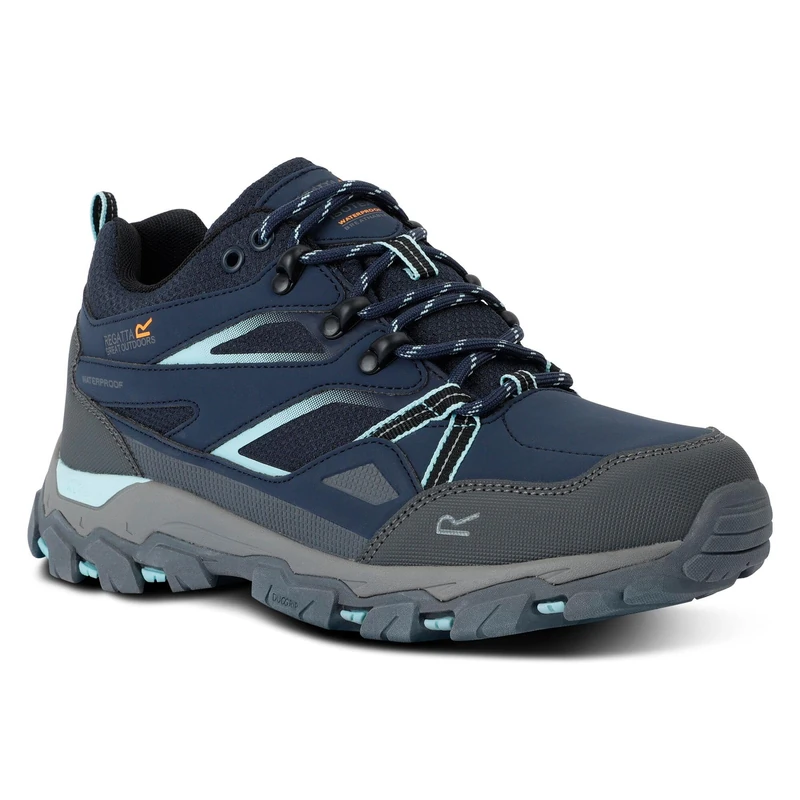 Regatta Women's Holcombe Low III Walking Shoes Water Resistant Padded Durable Hiking Footwear
