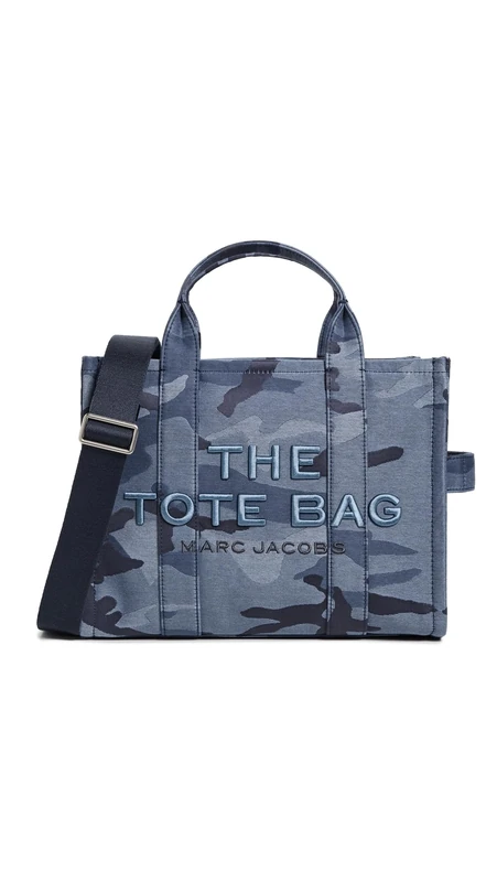 MARC JACOBS Women's The MEDIUM Tote Bag, Blue Multi