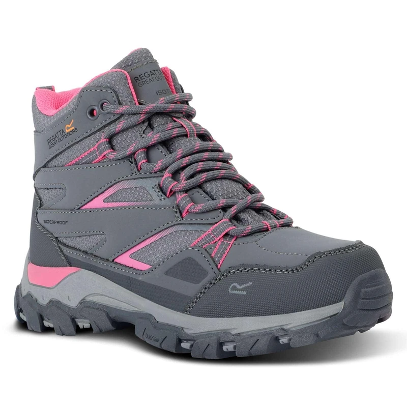 Regatta Kids Holcombe Walking Hiking Boots, Waterproof & Breathable - Perfect for Outdoors & Mountaineering