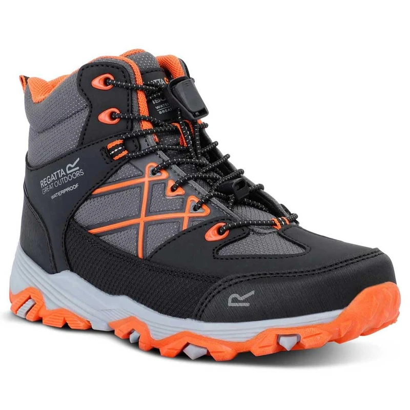 Regatta Kids Samaris Waterproof Walking Hiking Boots with Hardwearing Treads - Perfect for Outdoors