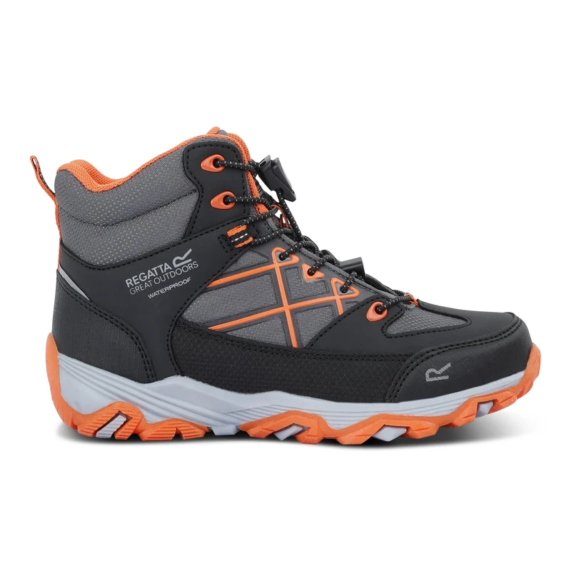Regatta Kids Samaris Waterproof Walking Hiking Boots with Hardwearing Treads - Perfect for Outdoors