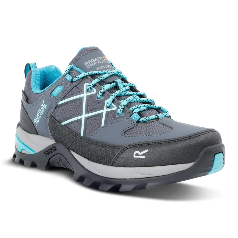 Regatta Lady Samaris III Low Cut Walking Shoes Waterproof Durable Hiking Footwear