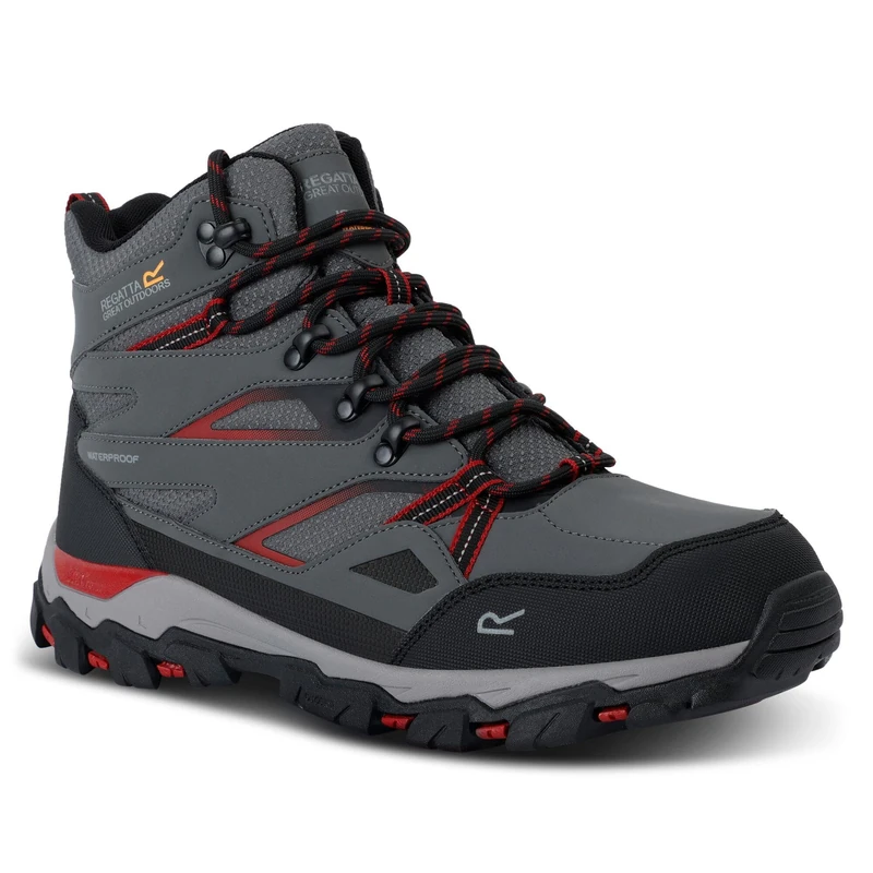 Regatta Men's Holcombe III Walking Boots Water Resistant Padded Durable Hiking Footwear