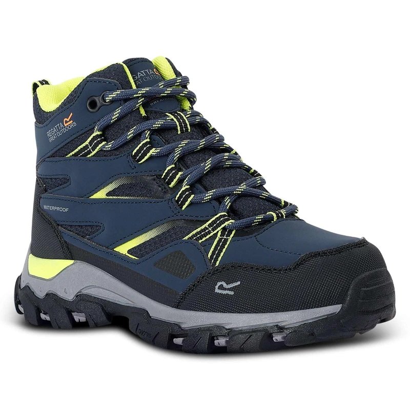 Regatta Kids Holcombe Walking Hiking Boots, Waterproof & Breathable - Perfect for Outdoors & Mountaineering