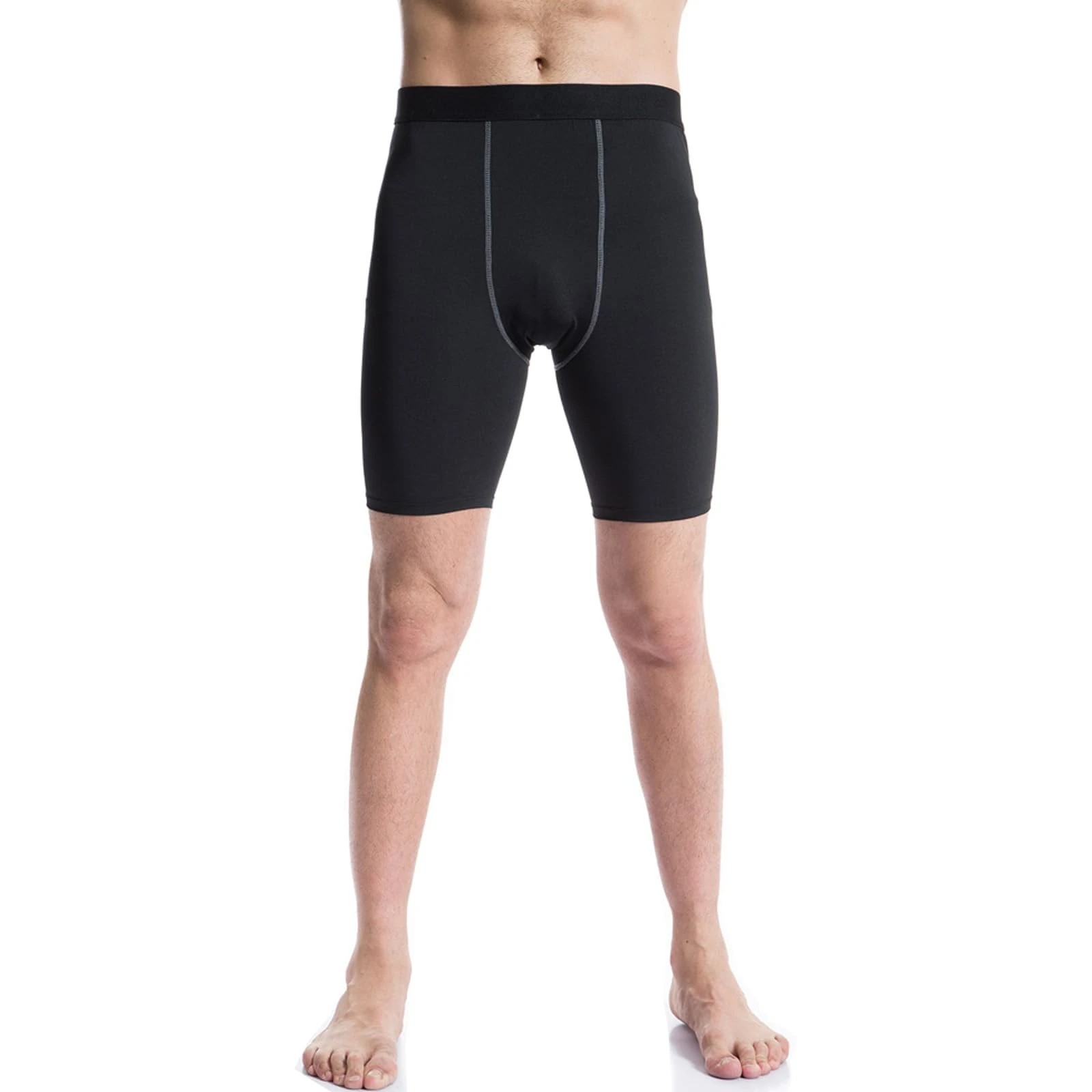 Mens Compression Shorts Gym Running Sports Underwear Base Layer Shorts Sports Undershorts Quick-Drying Fabric Men’s Workout Shorts with Compression Fit (UK, Alpha, S, Regular, Short, X-Large, Black)