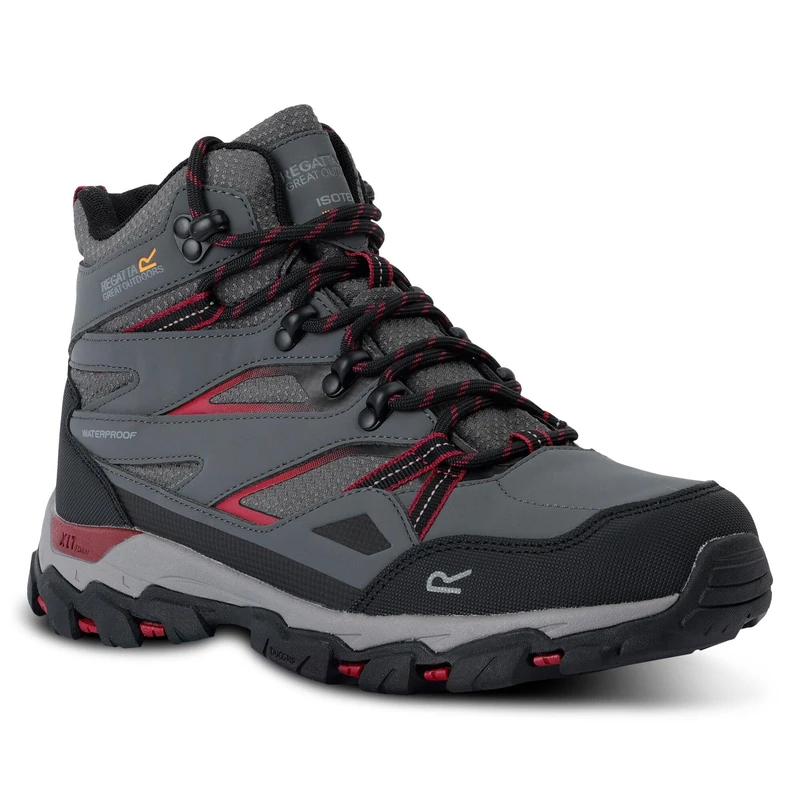 Regatta Women's Holcombe III Walking Shoes Water Resistant Padded Durable Hiking Footwear - Image 1
