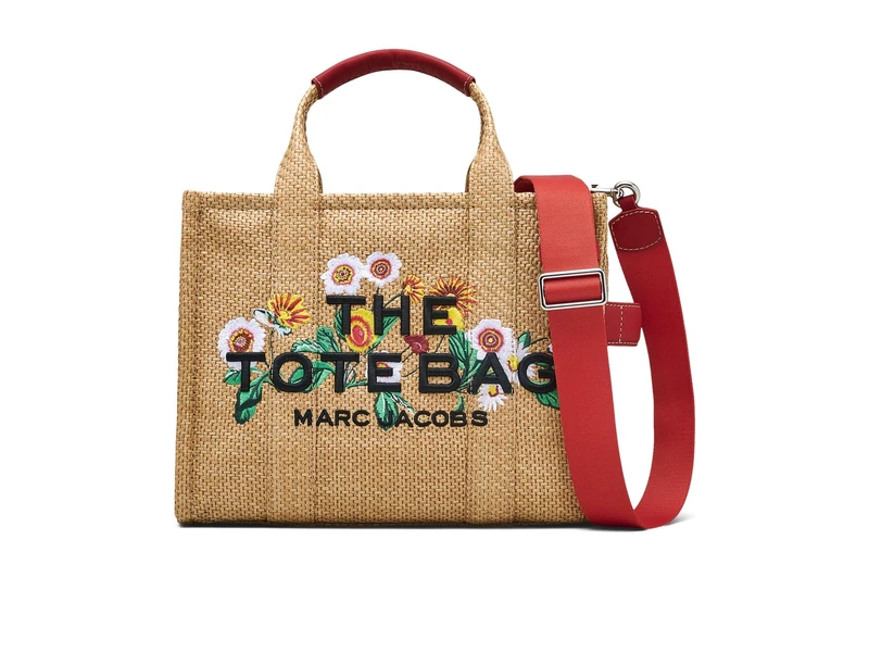 MARC JACOBS Women's The Medium Tote Bag, Natural, ONE Size