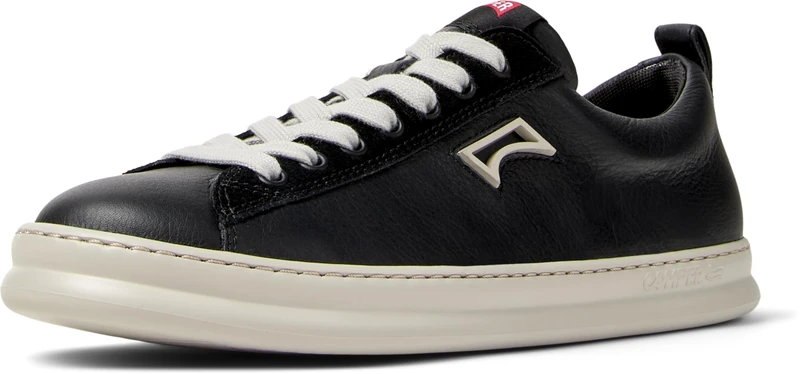 Camper Men's Runner Four K101052 Black Leather Trainers