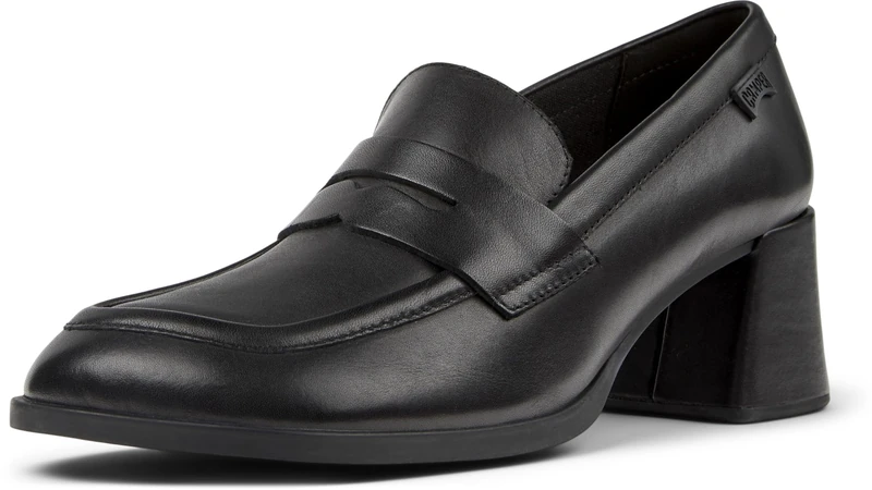 Camper Women's Kora K201798 Moccasin, Black 001, 6 UK