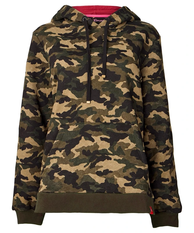 Joe Browns Women's Camo Leopard Graphic Hoodie Hooded Sweatshirt, 16