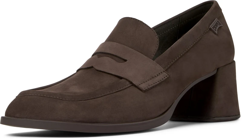 Camper Women's Kora K201798 Moccasin, Dark Brown 002, 3 UK