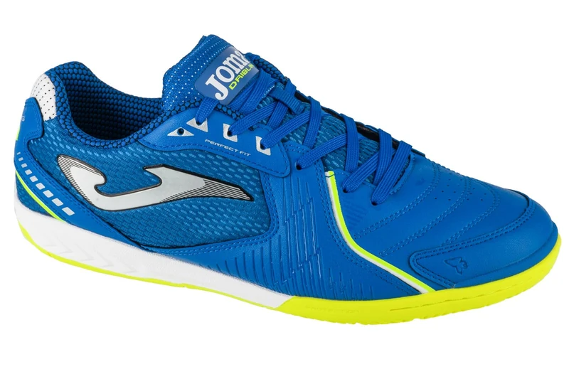 Joma Dribling 2504 in DRIS2504IN Men's Indoor Shoes, Royal Blue/Green/White, Blue, 9 UK