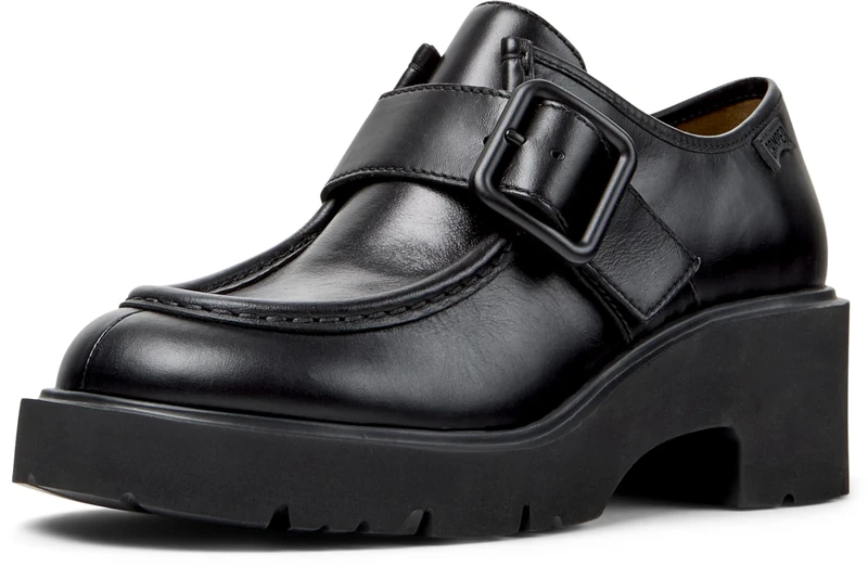 Camper Women's Milah K201930 Monk Strap, Black 001, 5 UK