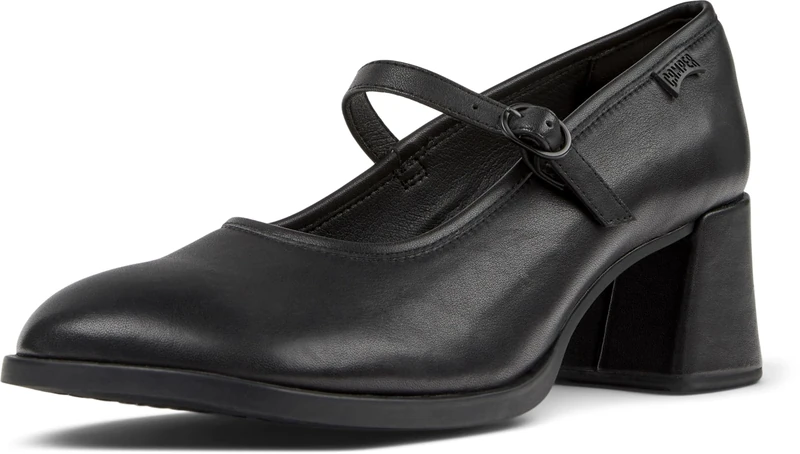 Camper Women's Kora K201799 Mary Jane, Black 001, 6 UK