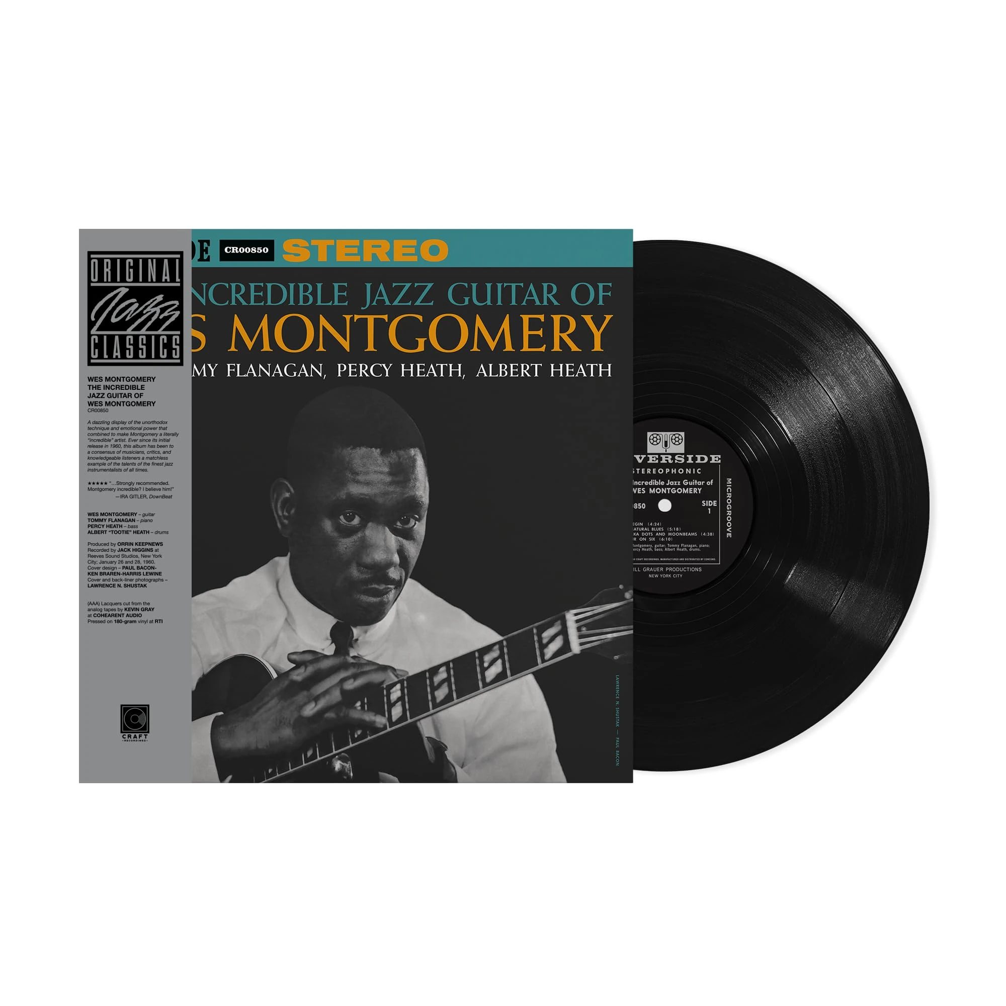 The Incredible Jazz Guitar Of Wes Montgomery [VINYL]