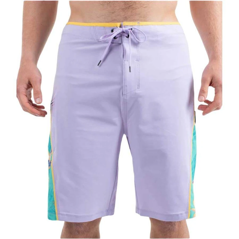 Hurley Men's PHNTM ECO Weekender Blocked 21 Board Shorts, Lavender Mist, 28