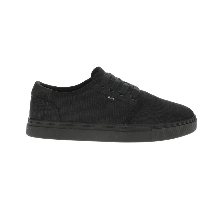 TOMS Men's Carlo 2.0 Sneaker, Black/Black Legacy Canvas, 9 UK