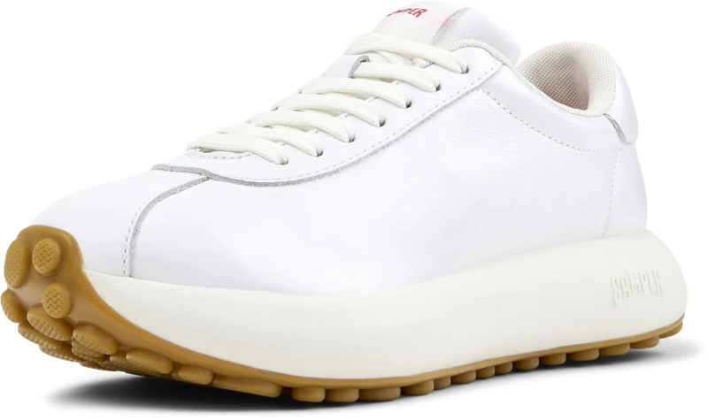 Camper Women's Pelotas Athens K201853 Trainers, White Natural 002, 3 UK