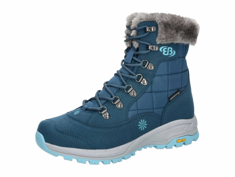 Brütting Women Himalaya Winter Boots, Petrol Turquoise, 5 UK