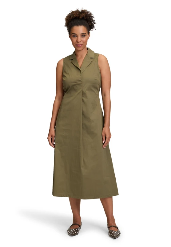 Vera Mont Women's Summer Dress, Perfect Khaki, 14