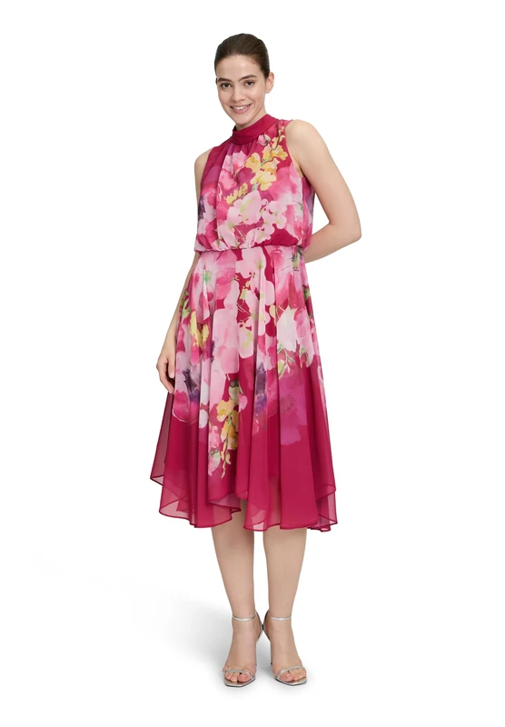 Vera Mont Women's Cocktail Dress, Dark Pink/Rose, 12