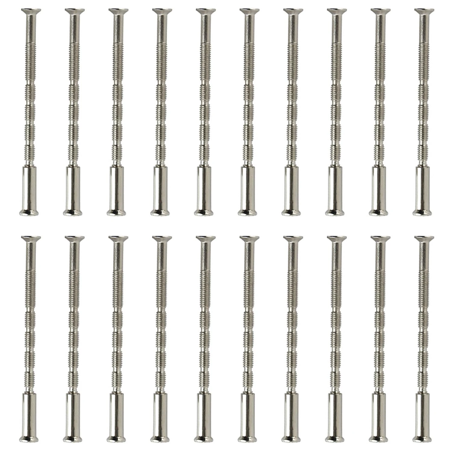 Door Handle Screws,Door Handle Bolt Through Fixings and Sleeves Through Bolts for Door Handles Door Handle Through Bolts (M4-20PCS)