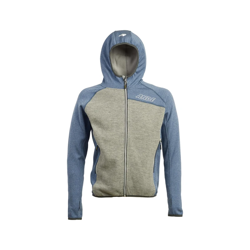 ANDE M31009-2510 Men's Long Jersey Grey/Denim Blue