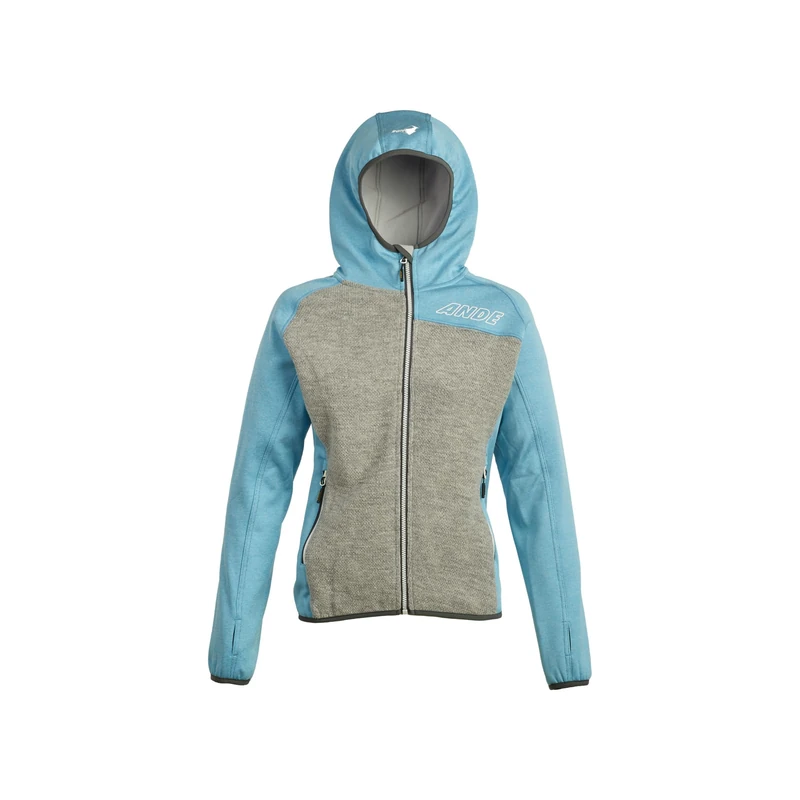 ANDE W31054-C510 Women's Long Shirt Grey/Atoll Blue