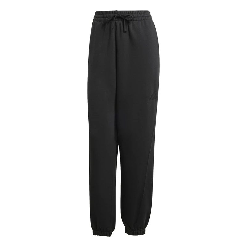 adidas Women's All SZN Fleece Loose Pants, Black, XL