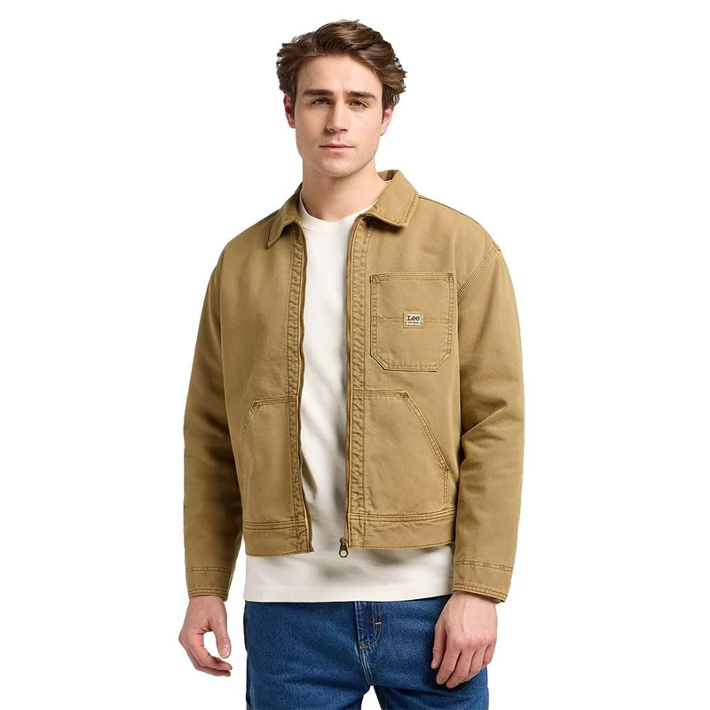 Lee 91W LINED WW JACKET, dark khaki, M