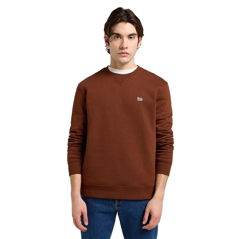 Lee Patch Crew SWS, Luxe Brown, L