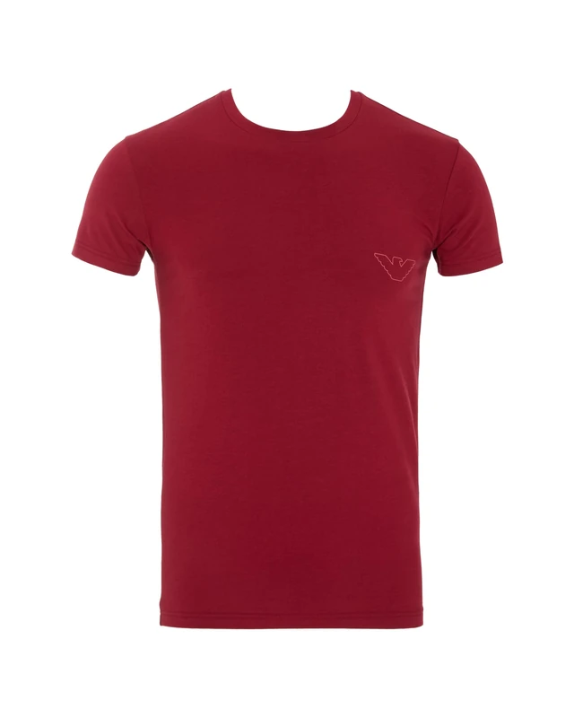 Man's MEGALOGO Crew Neck T-Shirt RED XXL Slim FIT
