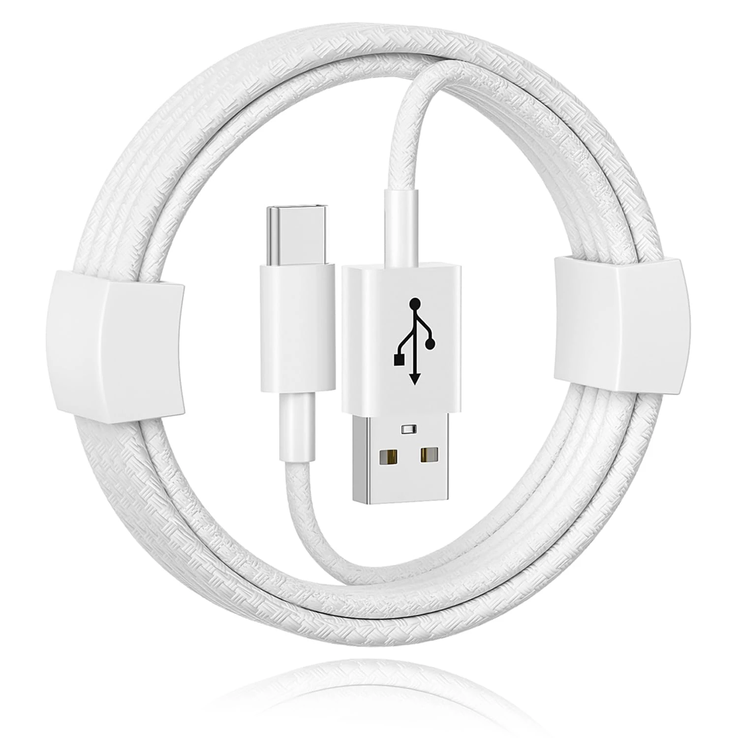 0.5m Short IPhone 17/16E/16/15 Car charger Cord, USB A to USB C Woven Cable Compatible for IPhone 17Air, 17 16 15 pro max, 16/15 Plus, AirPods pro (2nd/3rd Gen)/AirPods 4 Charging Cord Power Cable