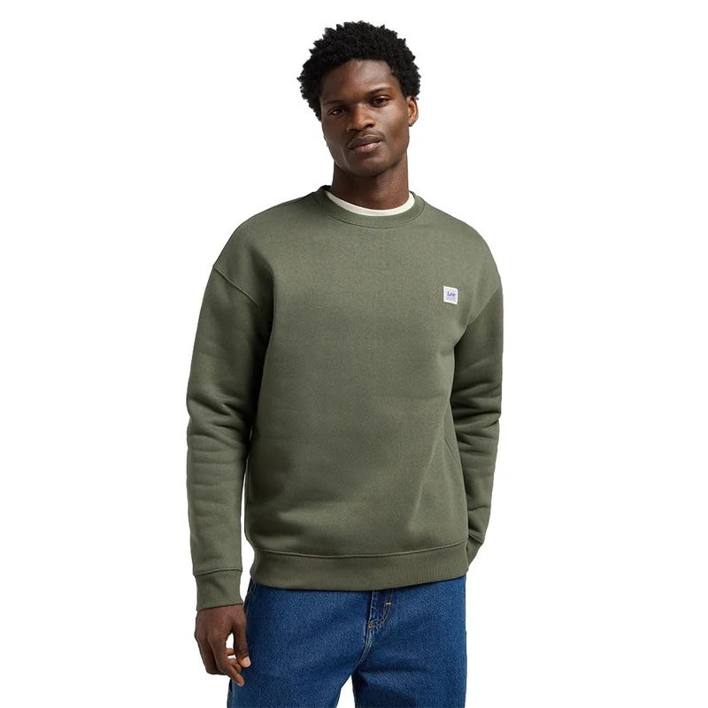 Lee Men's Workwear SWS Sweatshirt, Oak Moss, XS