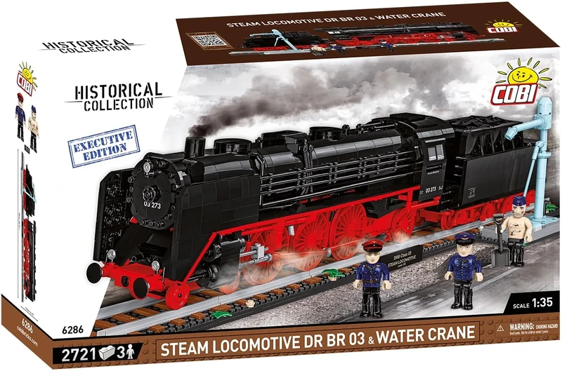 STEAM LOCOMOTI DR BR 03&WATER CRANE
